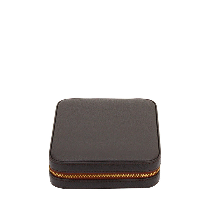 Astuccio portagioie Friedrich23 Ascot con zip Brown 26113-3 - Capodagli 1937