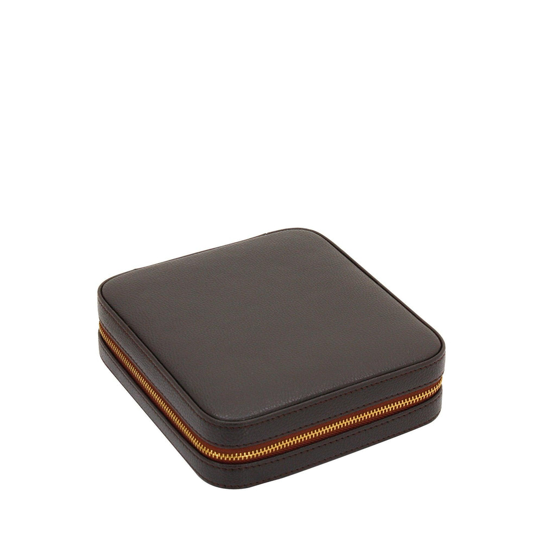 Astuccio portagioie Friedrich23 Ascot con zip Brown 26113-3 - Capodagli 1937