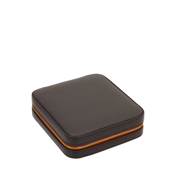 Astuccio portagioie Friedrich23 Ascot con zip Brown 26113-3 - Capodagli 1937