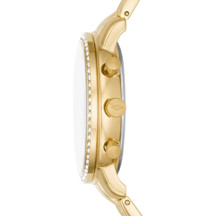 Fossil orologio Neutra Chrono 36mm champagne quarzo acciaio finitura PVD oro giallo ES5219 - Capodagli 1937