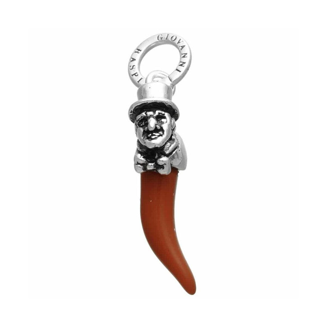 Giovanni Raspini charm Corno Rosso Gobbo argento 925 10998 - Capodagli 1937