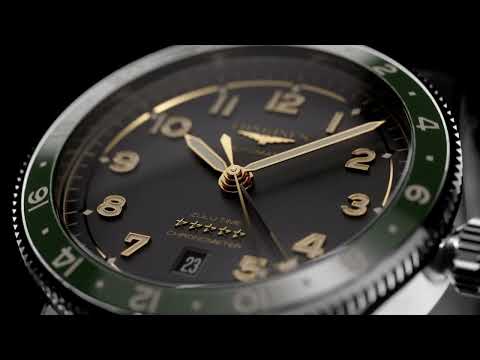 Longines orologio Spirit Zulu Time 42mm nero automatico acciaio L3.812.4.53.2