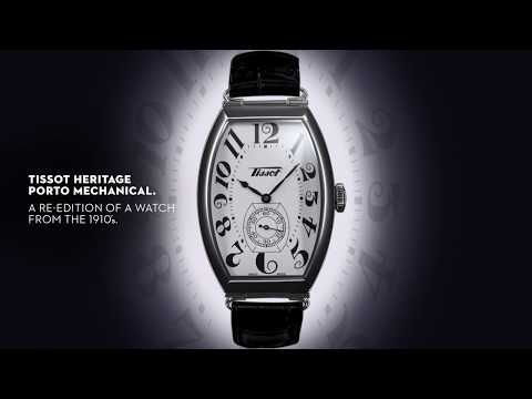 Tissot orologio Heritage Porto 31x42mm argento quarzo acciaio T128.509.16.032.00