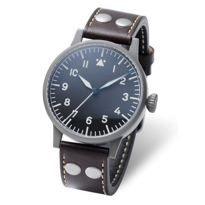 Laco 1925 orologio Saarbrucken 45mm nero automatico acciaio 861752 - Gioielleria Capodagli