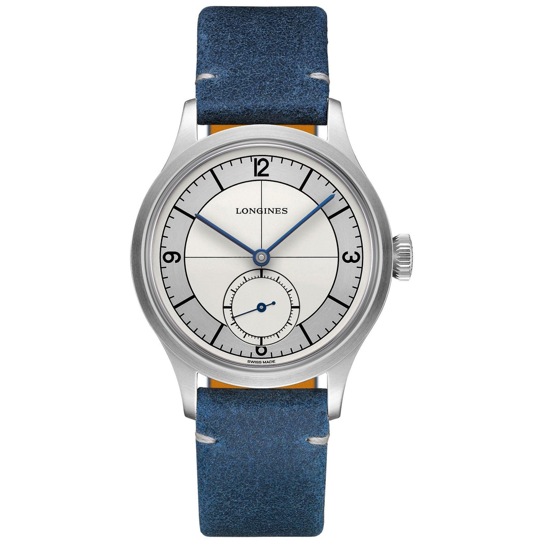 Longines orologio The Longines Heritage Classic 38.5mm argento acciaio uomo automatico L2.828.4.73.2 - Gioielleria Capodagli