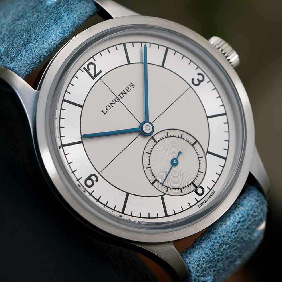 Longines orologio The Longines Heritage Classic 38.5mm argento acciaio uomo automatico L2.828.4.73.2 - Gioielleria Capodagli