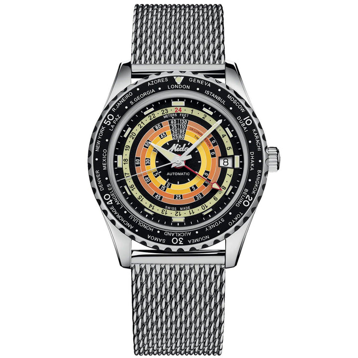 Mido orologio Ocean Star Decompression Worldtimer Special Edition 40mm nero automatico acciaio M026.829.17.051.00 - Capodagli 1937