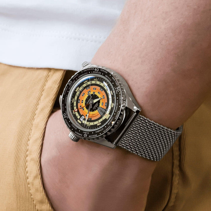 Mido orologio Ocean Star Decompression Worldtimer Special Edition 40mm nero automatico acciaio M026.829.17.051.00 - Capodagli 1937