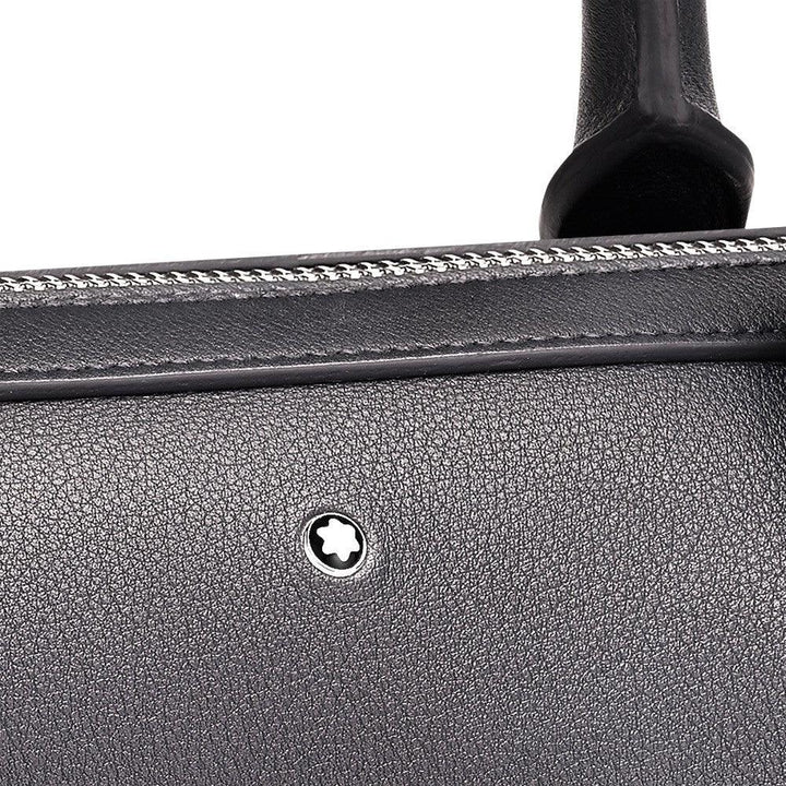 Montblanc borsa porta documenti sottile Meisterstuck Sfumato Grigio 118326 - Gioielleria Capodagli
