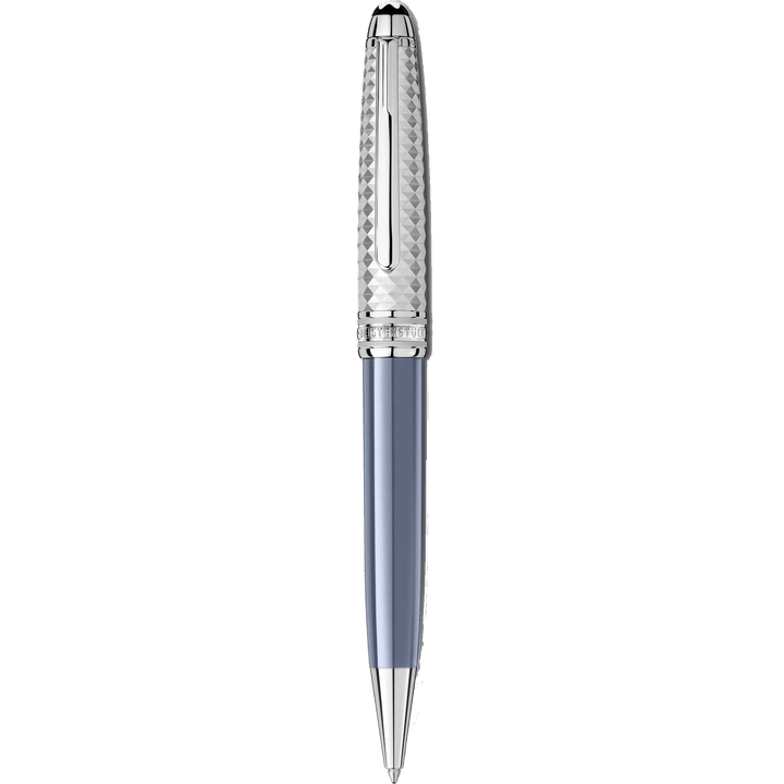 Montblanc penna a sfera Meisterstück Glacier Doué blu 129405 - Capodagli 1937