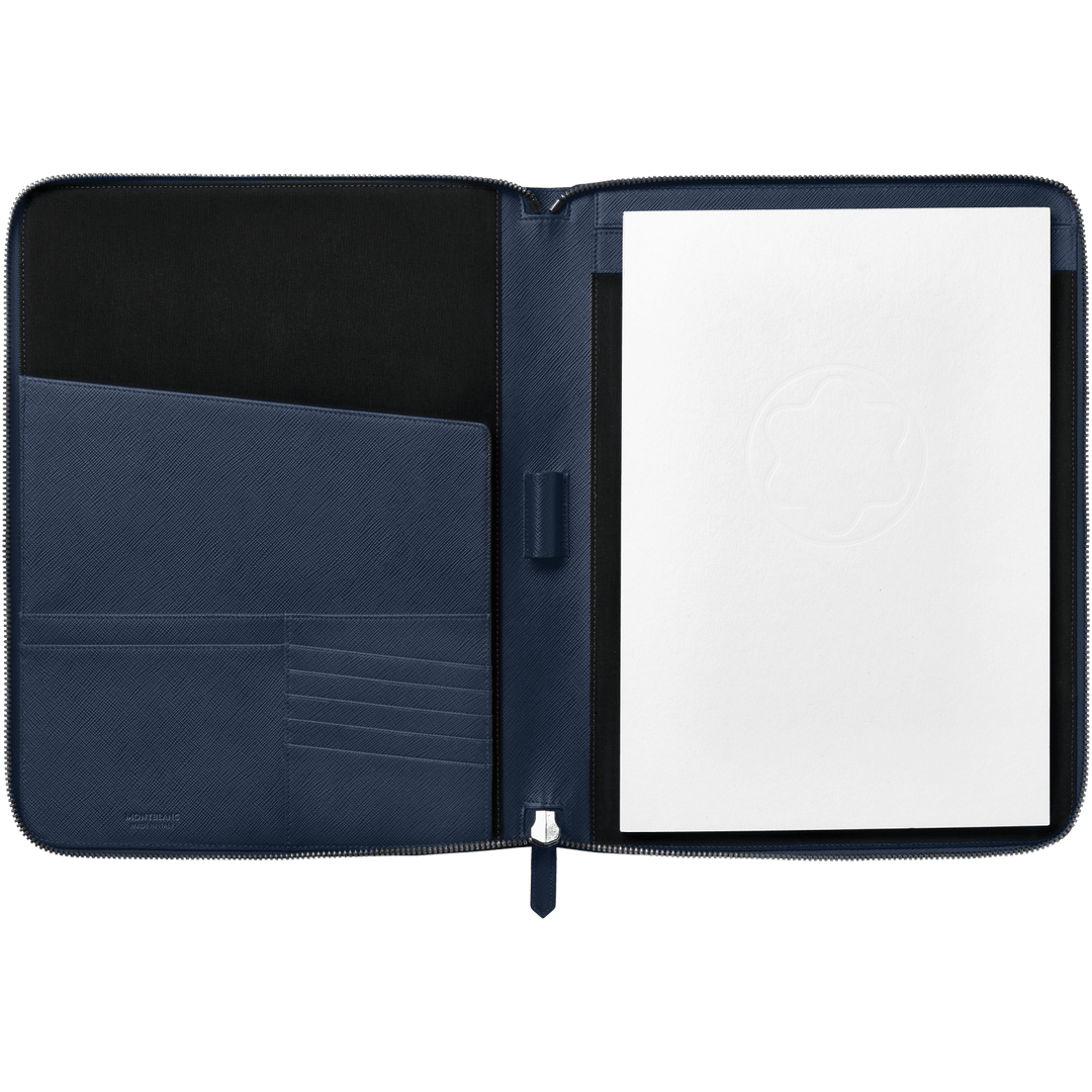 Montblanc portablocco con cerniera Montblanc Sartorial blu 128521 - Capodagli 1937