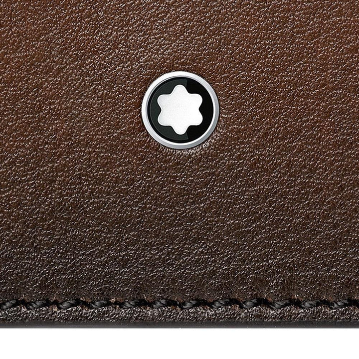 Montblanc portafoglio 6CC Meisterstuck Sfumato marrone 118346 - Gioielleria Capodagli