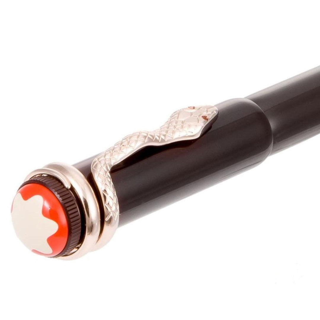 Montblanc roller Heritage collection Rouge &amp; Noir Tropic Brown special edition 116552 - Gioielleria Capodagli