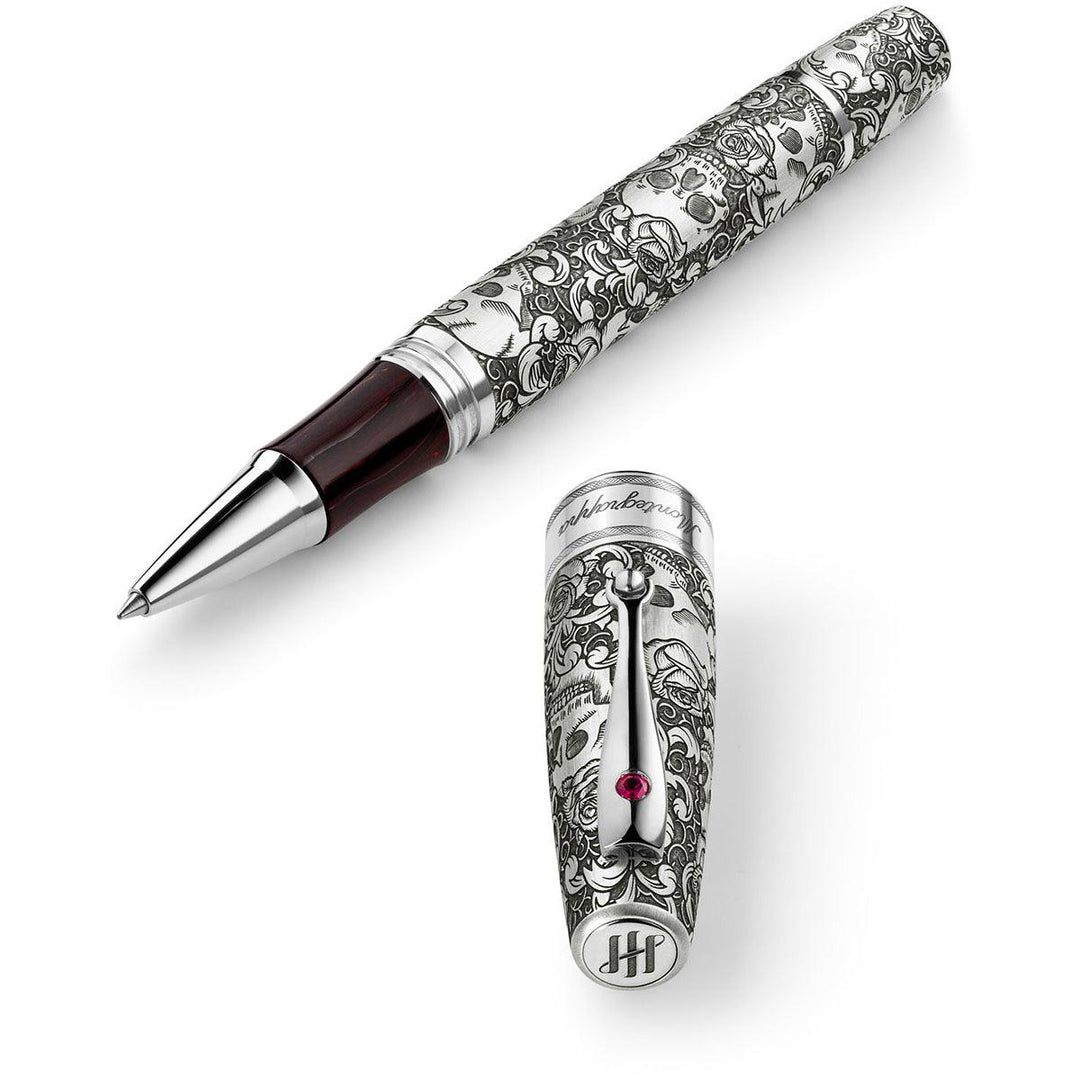 Montegrappa roller Skulls &amp; Roses Extra La Rinascita limited edition ISSKNRSE - Capodagli 1937