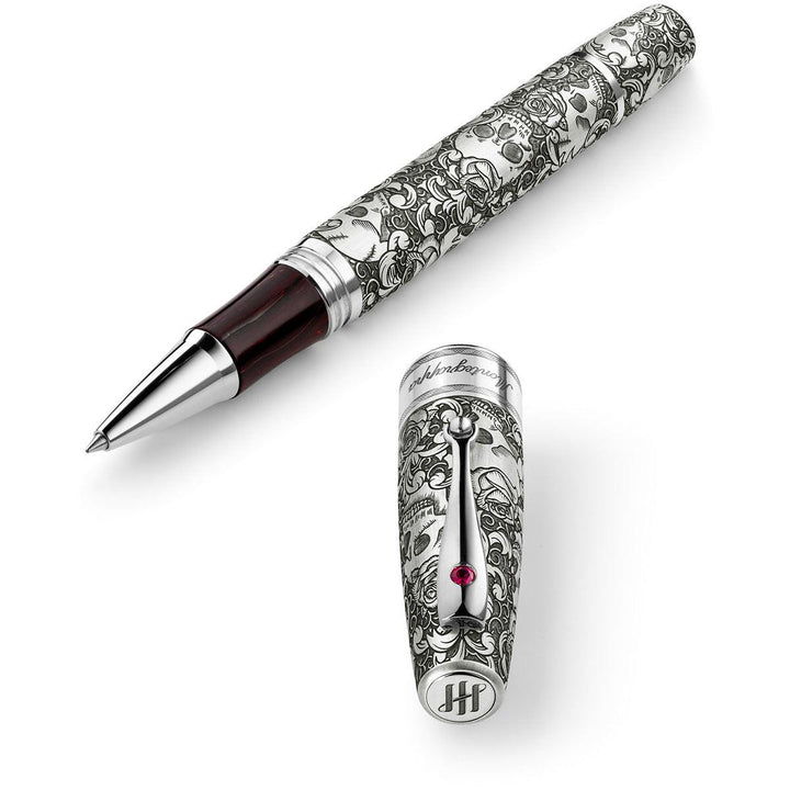 Montegrappa roller Skulls &amp; Roses Extra La Rinascita limited edition ISSKNRSE - Capodagli 1937
