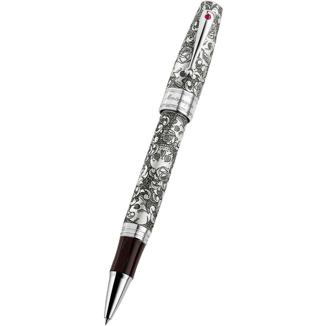 Montegrappa roller Skulls &amp; Roses Extra La Rinascita limited edition ISSKNRSE - Capodagli 1937