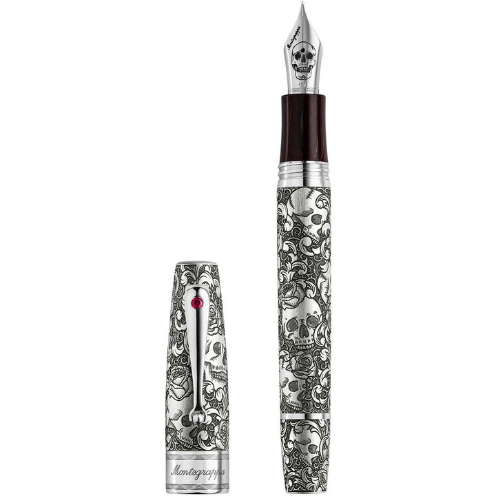 Montegrappa stilografica Skulls &amp; Roses Extra La Rinascita limited edition ISSKN-SE - Capodagli 1937