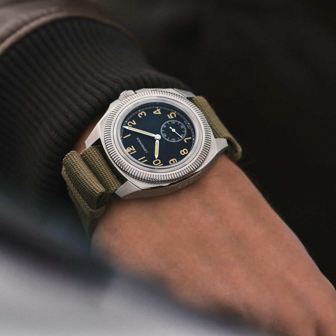 Orologio Longines Pilot Majetek Box Edition 43mm nero automatico acciaio L2.838.4.53.9 - Capodagli 1937