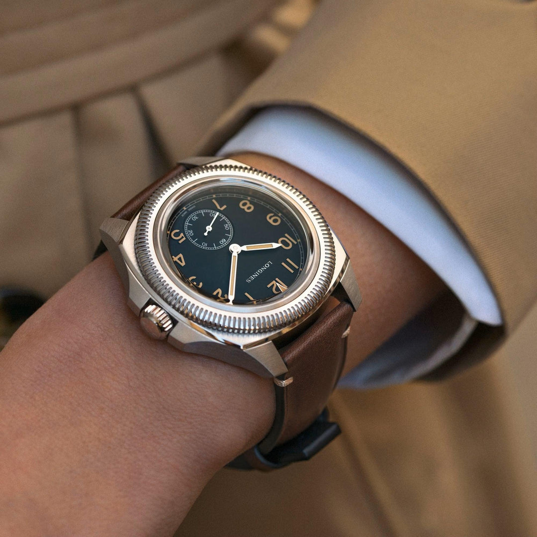 Orologio Longines Pilot Majetek Box Edition 43mm nero automatico acciaio L2.838.4.53.9 - Capodagli 1937