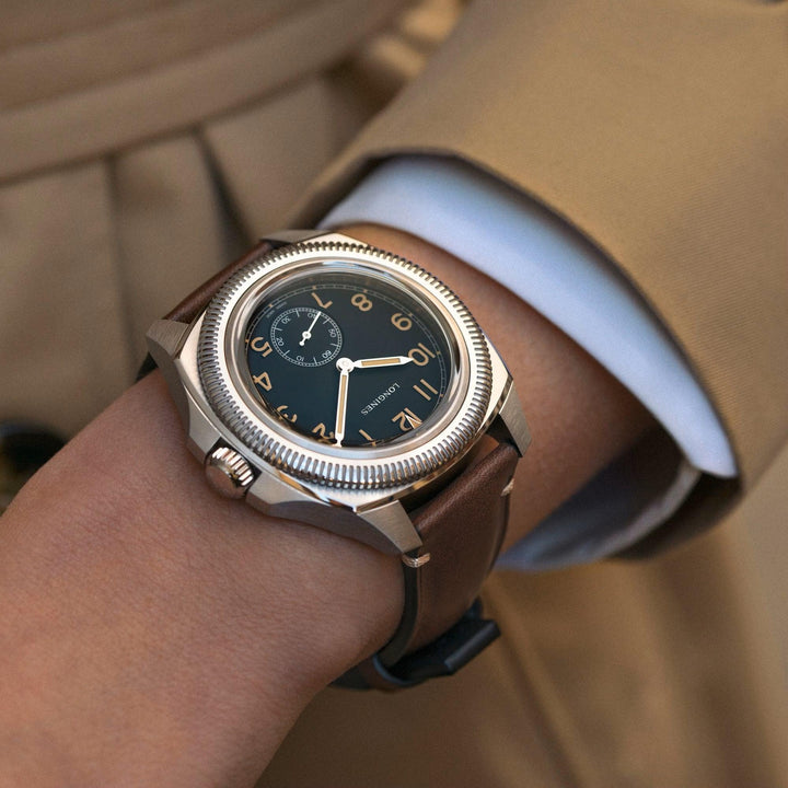 Orologio Longines Pilot Majetek Box Edition 43mm nero automatico acciaio L2.838.4.53.9 - Capodagli 1937