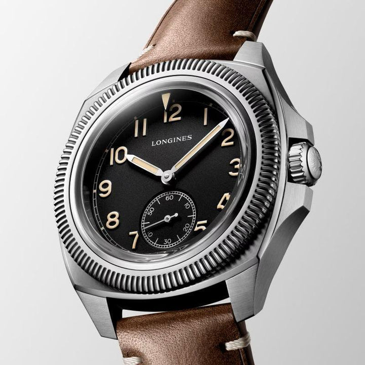 Orologio Longines Pilot Majetek Box Edition 43mm nero automatico acciaio L2.838.4.53.9 - Capodagli 1937