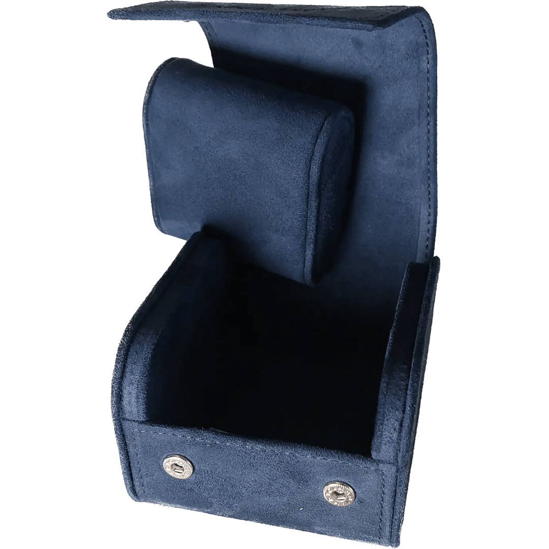 Panerai astuccio custodia per orologio pelle scamosciata blu PAM-CS-BOX - Capodagli 1937