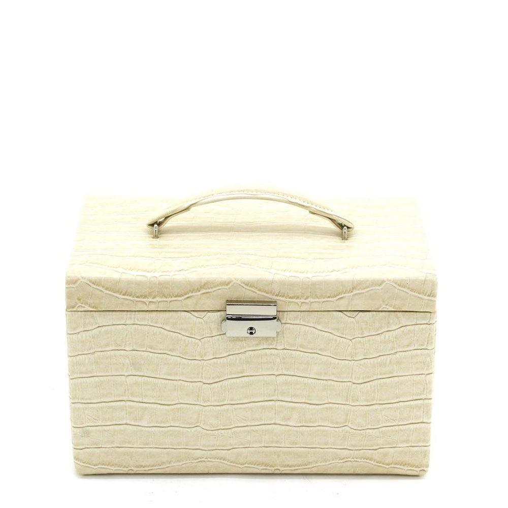 Scatola porta gioielli Friedrich23 stampa cocco Beige 23254-30 - Capodagli 1937