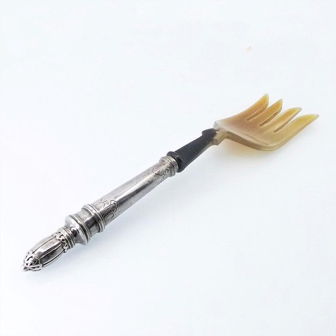 Sheffiel forchetta insalata estremità in corno A-0654-A - Gioielleria Capodagli