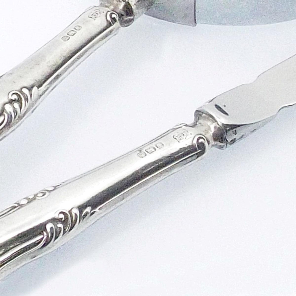 Sheffield set scrivania lente tagliacarte antico A-0672 - Gioielleria Capodagli