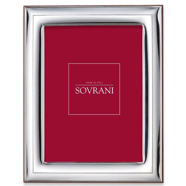 Sovrani cornice argento laminato lucido 13x18cm W634 - Capodagli 1937