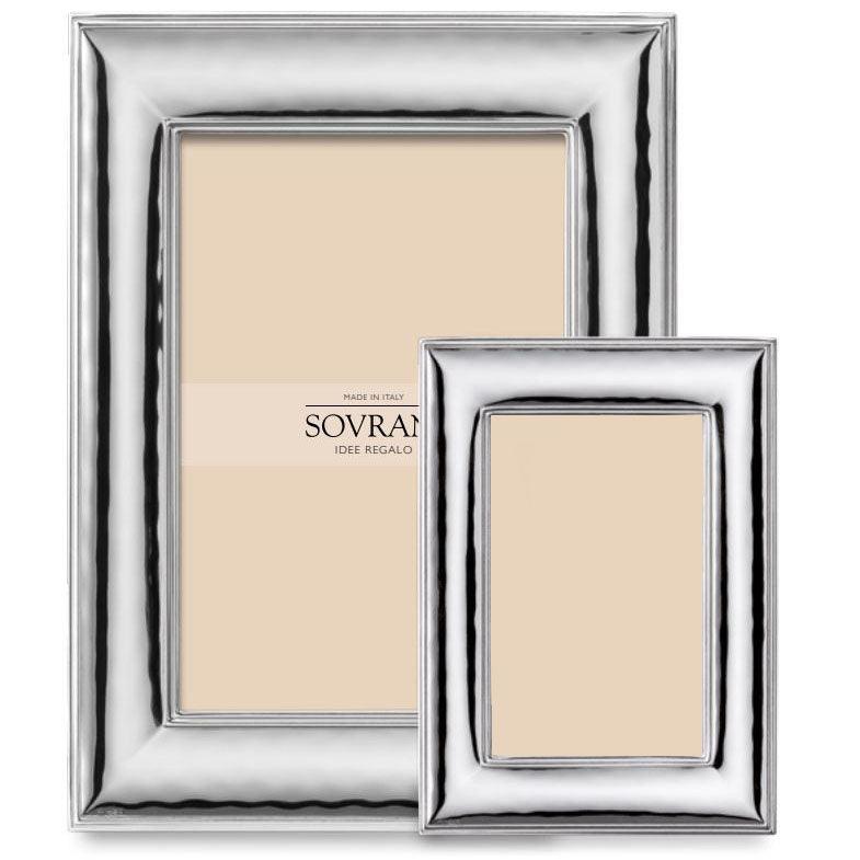 Sovrani cornice portafoto foto 13x18cm argento bilaminato B344 - Capodagli 1937
