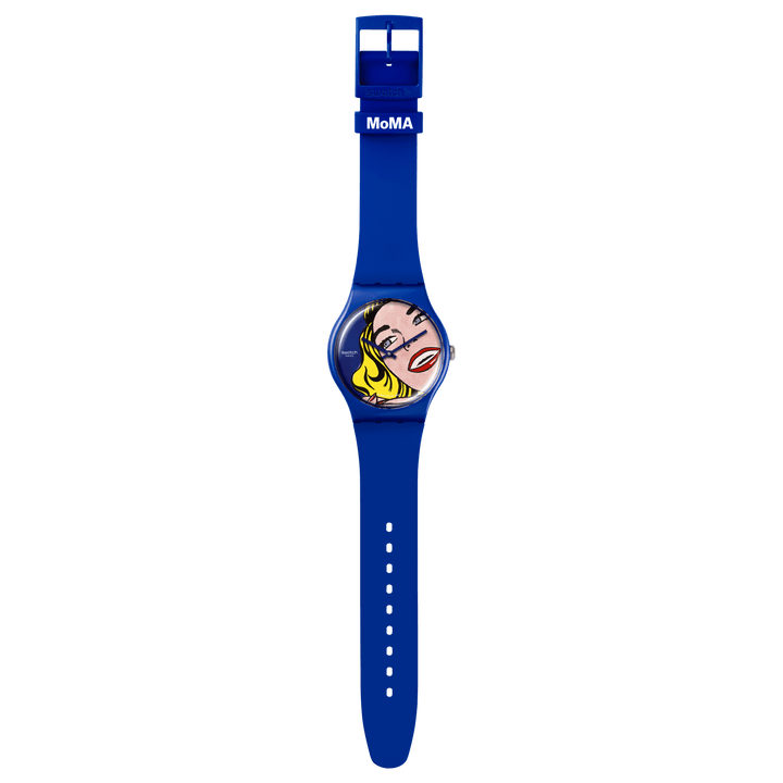 Swatch orologio Girl di Roy Lichtenstein Special Edition Moma Originals New Gent 41mm SUOZ352 - Capodagli 1937