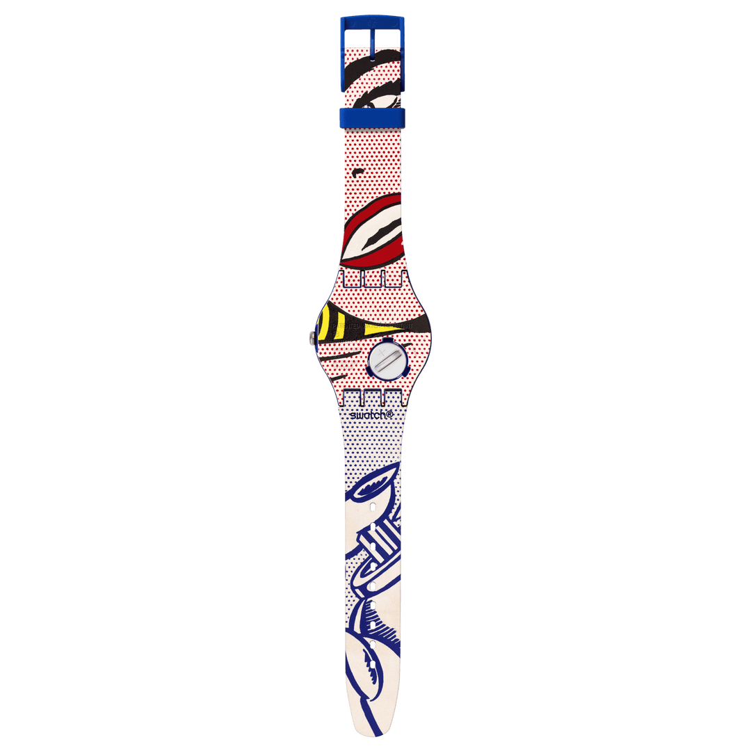 Swatch orologio Girl di Roy Lichtenstein Special Edition Moma Originals New Gent 41mm SUOZ352 - Capodagli 1937