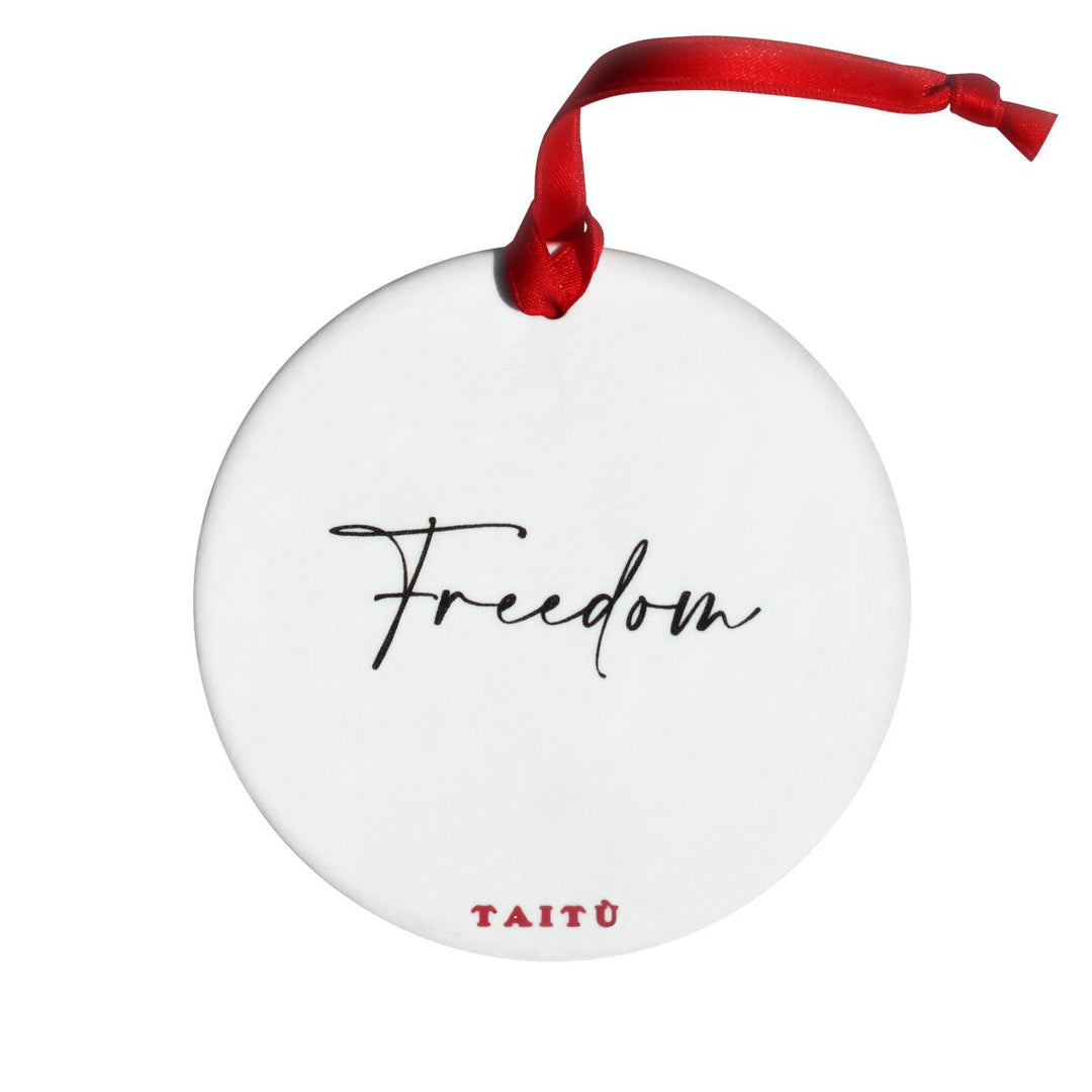 Taitù decorazione cerchio Freedom 10cm porcellana Fine Bone China 12-6-26-A - Gioielleria Capodagli