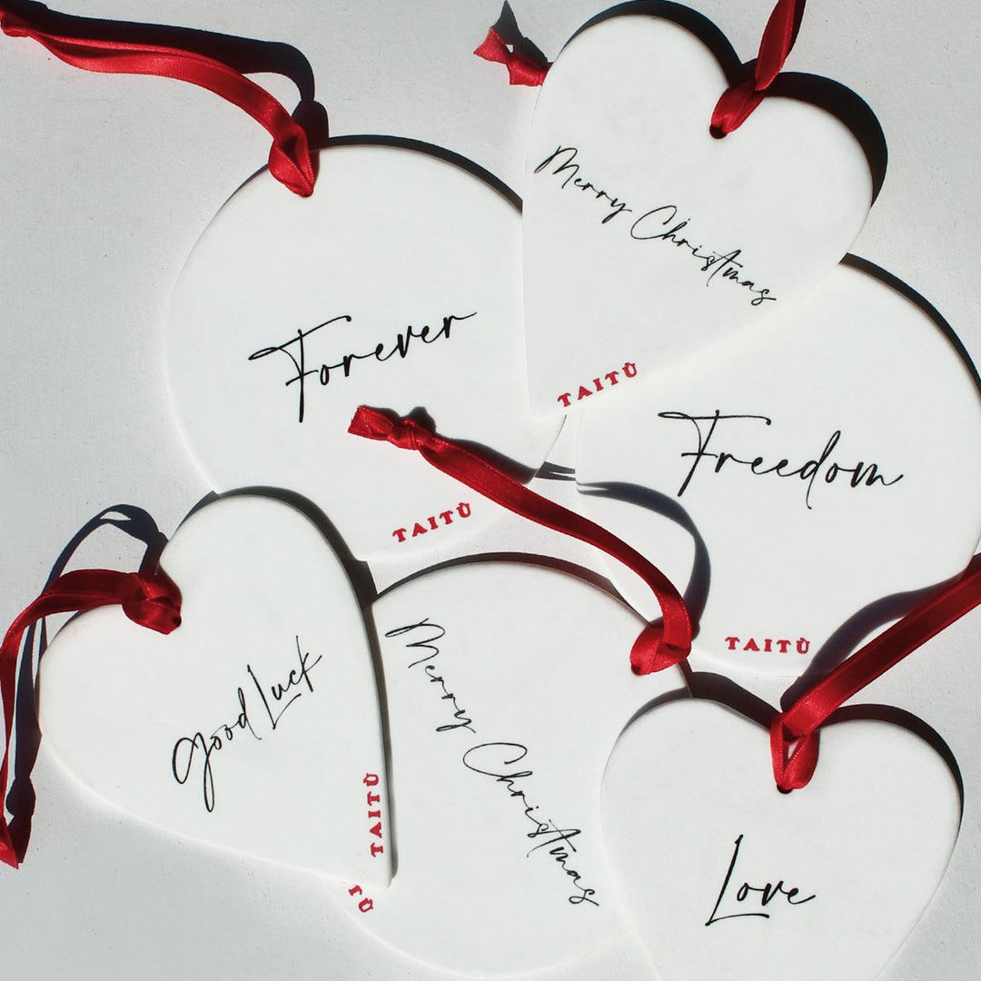 Taitù decorazione cerchio Merry Christmas 10cm porcellana Fine Bone China 12-6-26-G - Gioielleria Capodagli