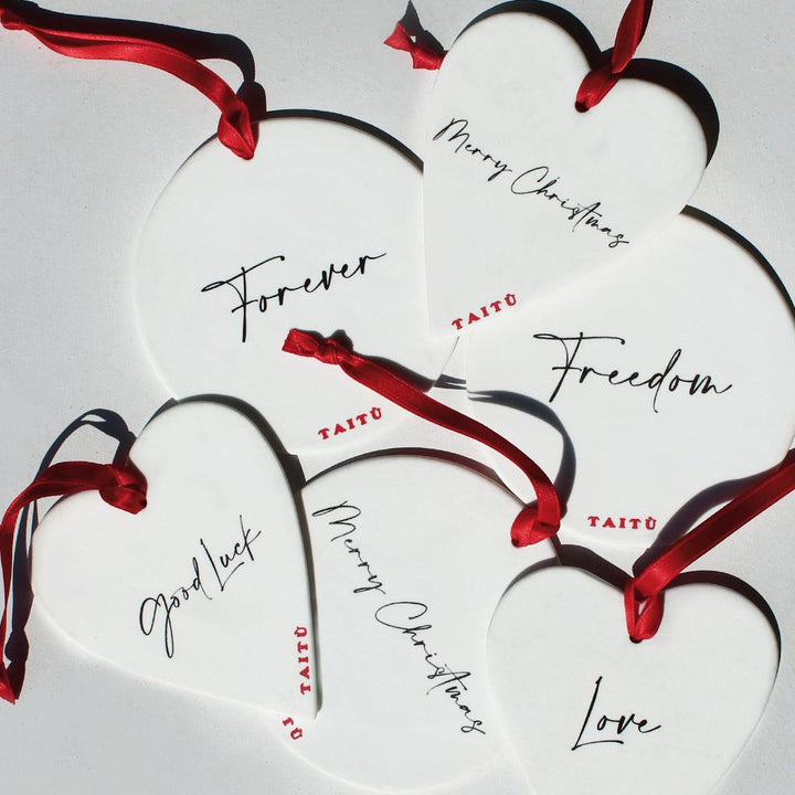 Taitù decorazione cerchio Merry Christmas 10cm porcellana Fine Bone China 12-6-26-G - Gioielleria Capodagli