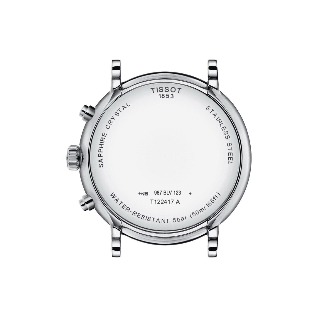 Tissot orologio Carson Premium Chronograph 41mm argento quarzo acciaio T122.417.16.033.00 - Capodagli 1937