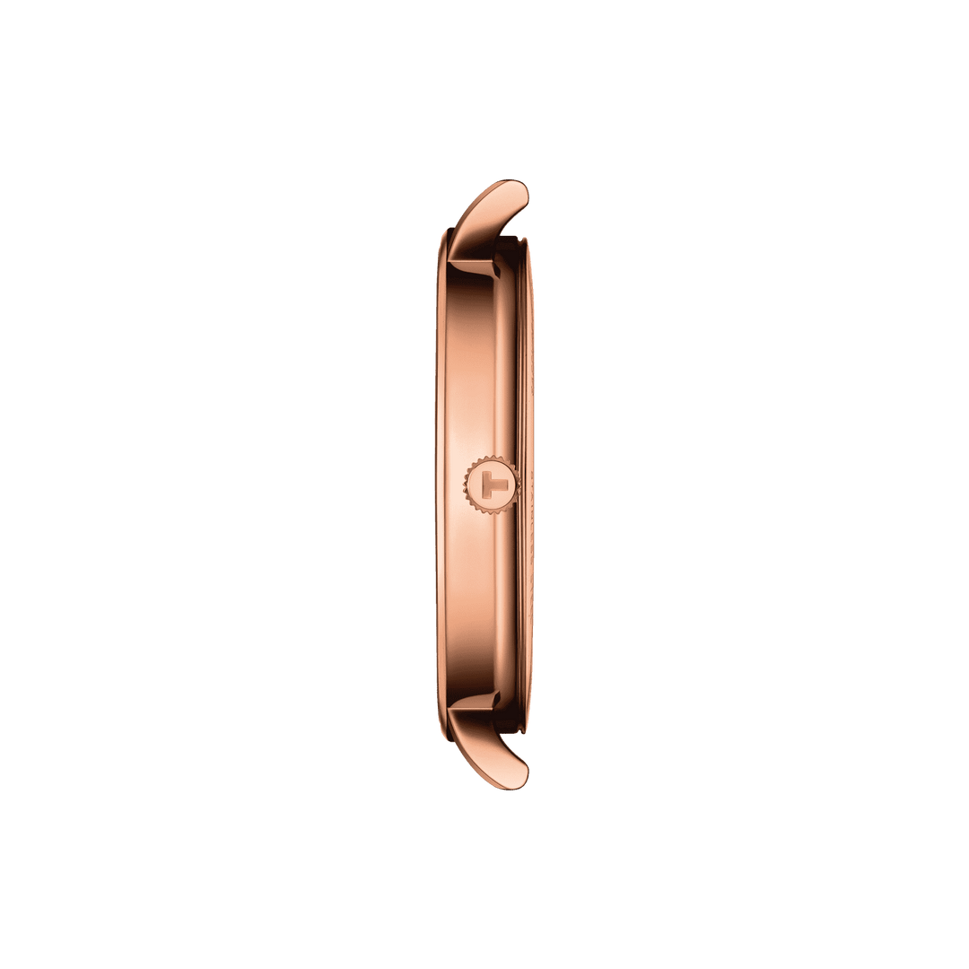Tissot orologio Everytime Gent 40mm argento quarzo acciaio finitura PVD oro rosa T143.410.36.011.00 - Capodagli 1937