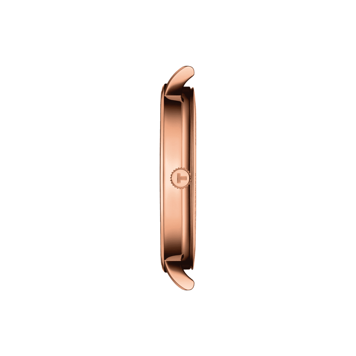 Tissot orologio Everytime Gent 40mm argento quarzo acciaio finitura PVD oro rosa T143.410.36.011.00 - Capodagli 1937