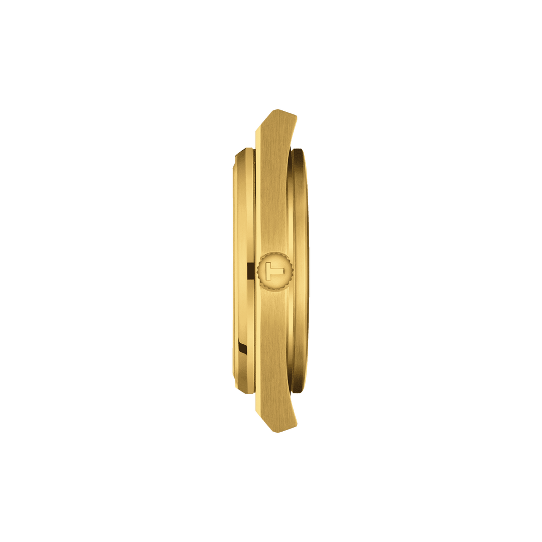 Tissot orologio PRX 39,5mm champagne quarzo acciaio finitura PVD oro giallo T137.410.33.021.00 - Capodagli 1937