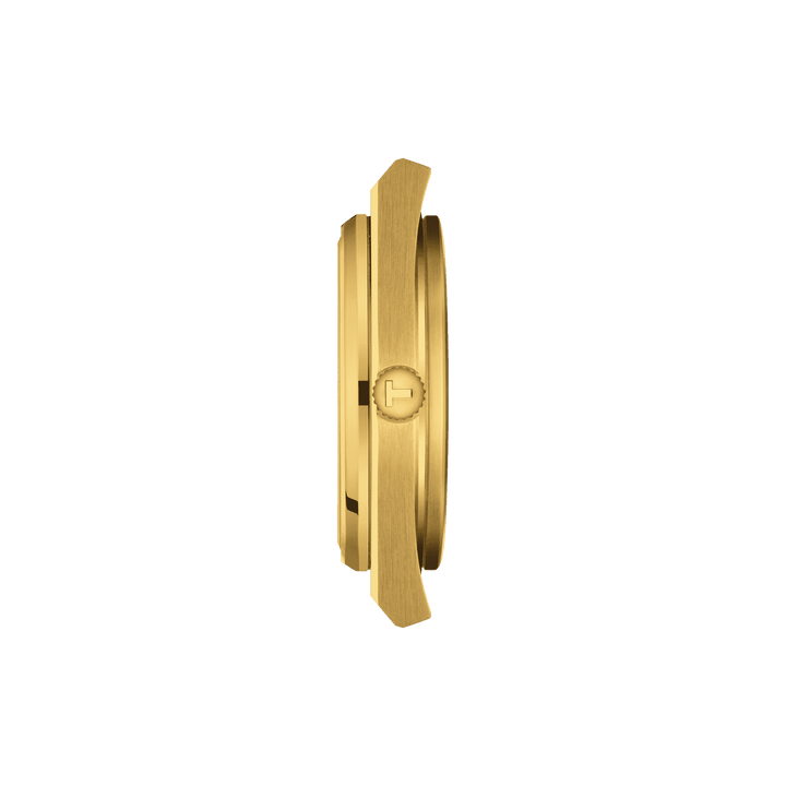 Tissot orologio PRX 39,5mm champagne quarzo acciaio finitura PVD oro giallo T137.410.33.021.00 - Capodagli 1937