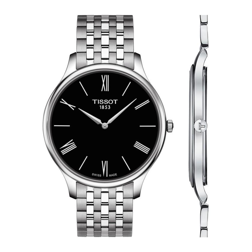 Tissot orologio Tradition 5.5 39mm nero quarzo acciaio T063.409.11.058.00 - Gioielleria Capodagli