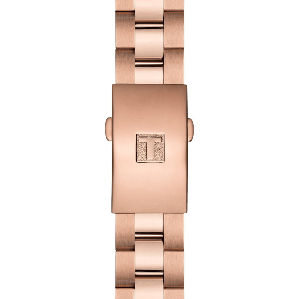 Tissot orologio uomo PR 100 Sport Chic Chronograph 38mm acciaio pvd oro rosa quarzo T101.917.33.116.00 - Gioielleria Capodagli