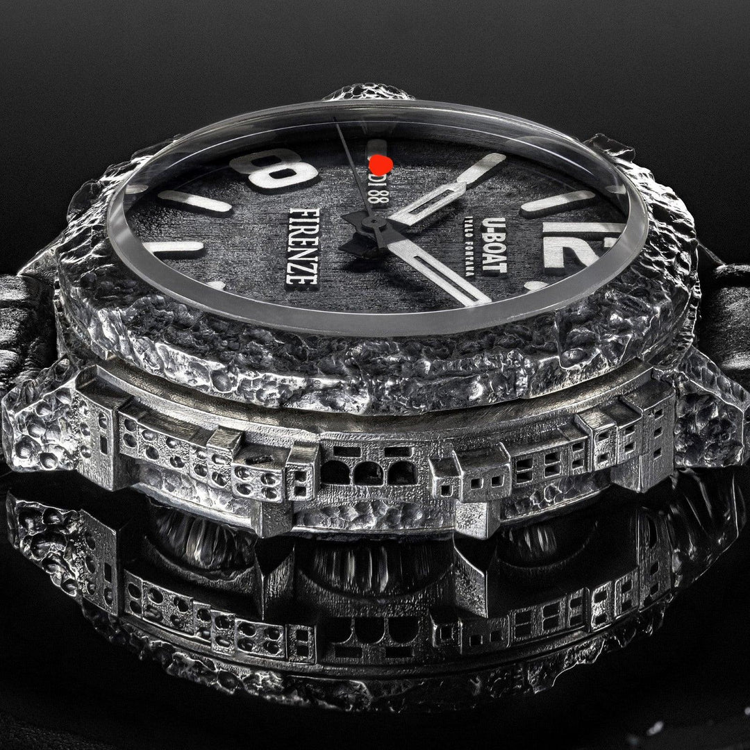 U-BOAT orologio Firenze Argento Edizione Limitata 88 esemplari 45mm argento automatico argento 925 FIRENZE ARGENTO - Capodagli 1937